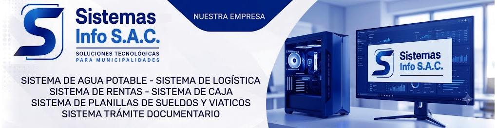 Banner Nuestra Empresa Sistemas Info SAC