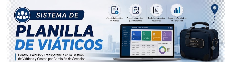 Banner Software Sistema de Viaticos